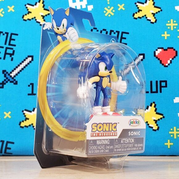 Jakks Pacific Sonic the Hedgehog SONIC 2.5" GO SEGA Collectible Action Figure - Picture 2 of 9